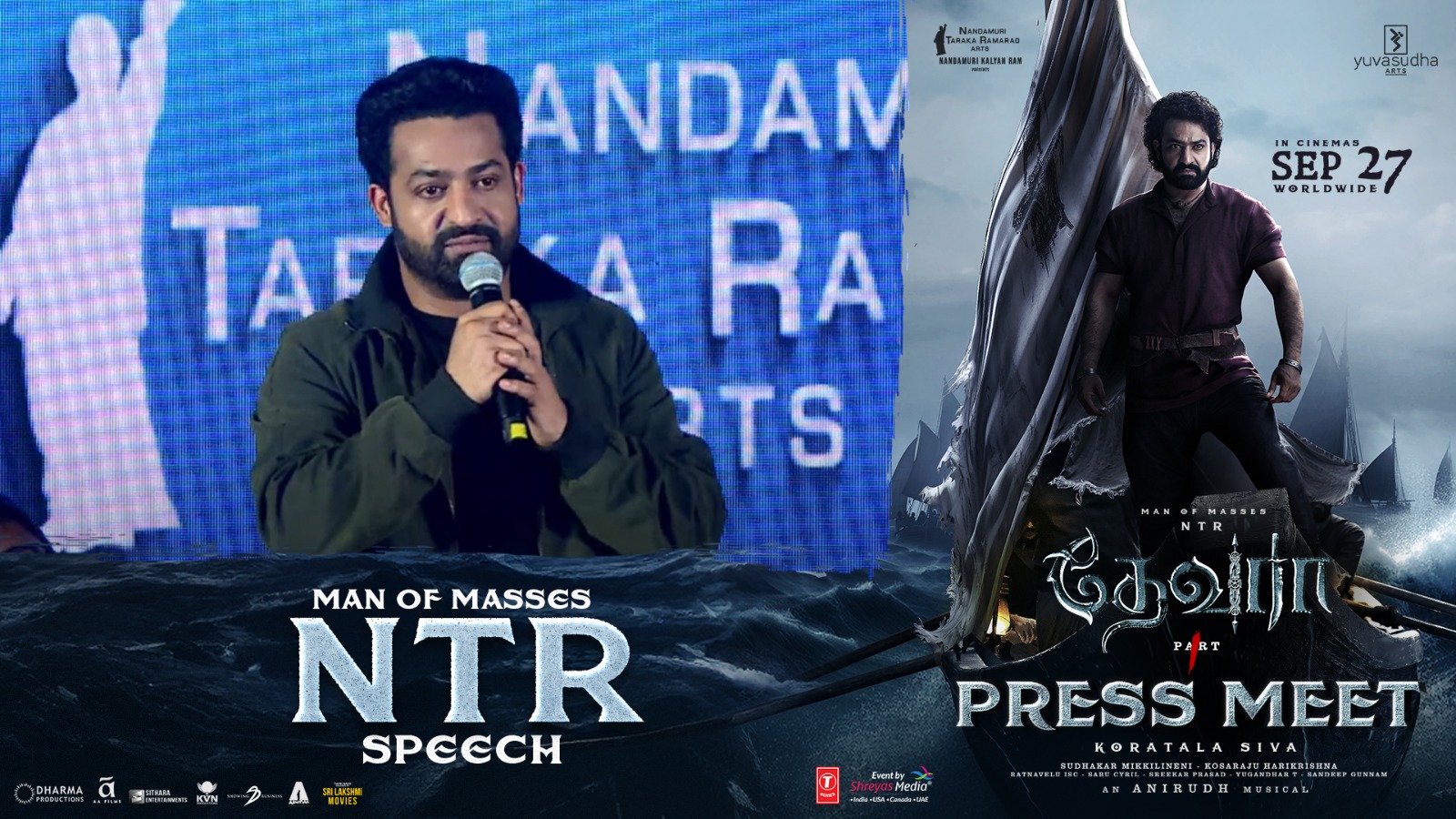 NTR Fans Cause Cancellation of Devara Pre-Release Event: Producer Oversights JMS