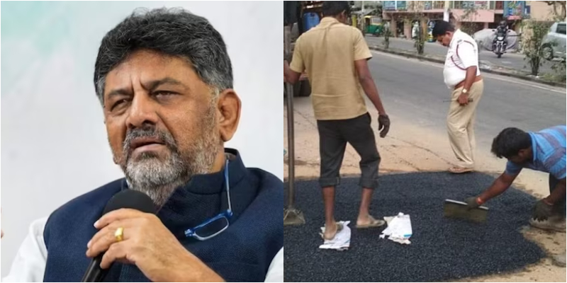 BBMP fix 6000 potholes after DK Shivakumar intervenes  