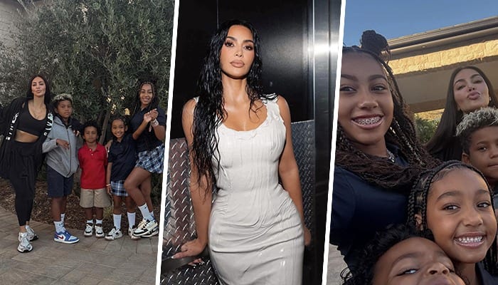 Cuteness Alert! Kim Kardashian shares her kids photos as they head to school; North West is all grown up (PICTURES) RBA