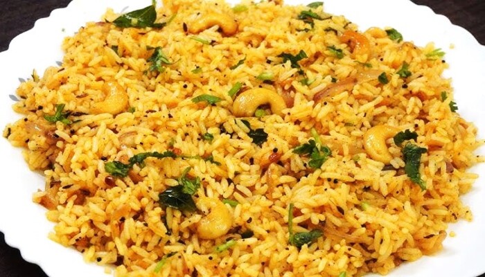 poondu sadham or garlic rice recipe in tamil mks