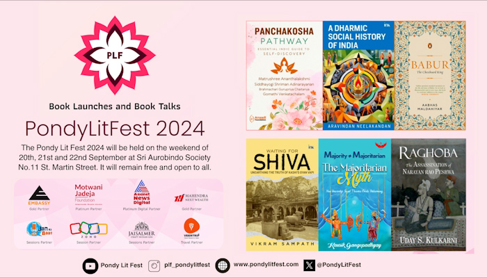 History,  Spirituality, and Politics: Six Books Defining Pondy Lit Fest 2024