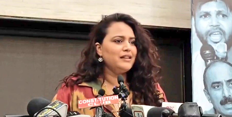 'Time for Ganesh Puja with PM but not Umar Khalid's hearing': Swara Bhaskar questions CJI's priorities (WATCH) shk