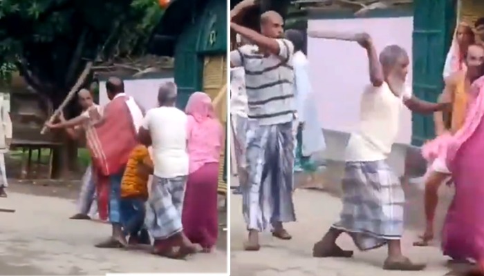 Not Afghanistan, Pakistan or Bangladesh Outrage as woman brutally beaten with stick in WB's Malda (WATCH)  snt