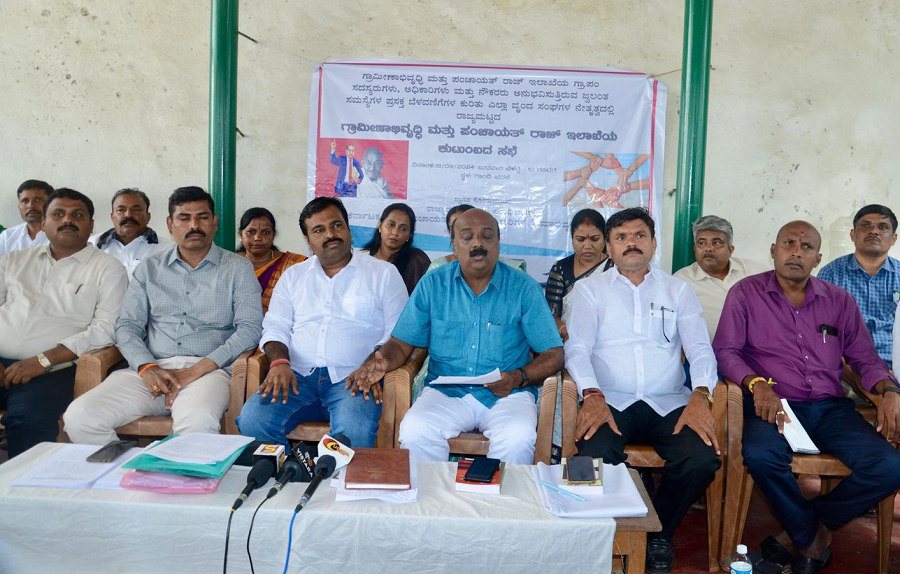 Call for an indefinite strike by suspending Gram Panchayat services from october 4 gvd