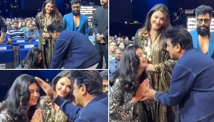 WATCH Aishwarya Rai's daughter Aaradhya touches legendary Shiva Rajkumar's feet, fans say, "Sanskari daughter" RBA