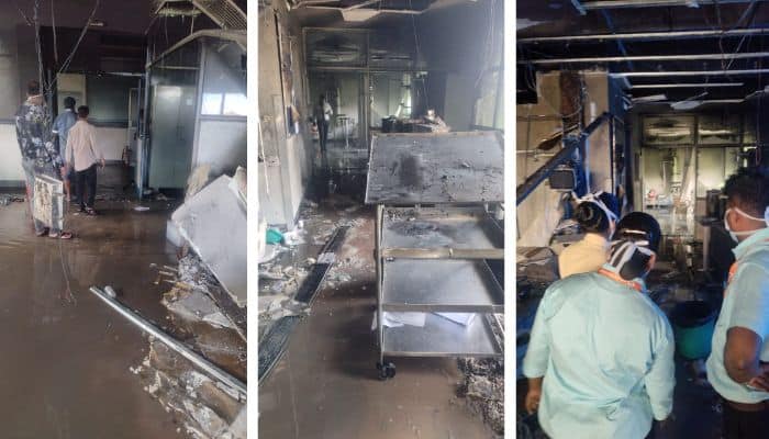 Bengaluru Fire accident at MS Ramaiah Memorial hospital damages equipments See PICS vkp