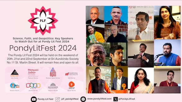 science to geopolitics Pondy Lit Fest 2024 wath out for Key Speakers ans