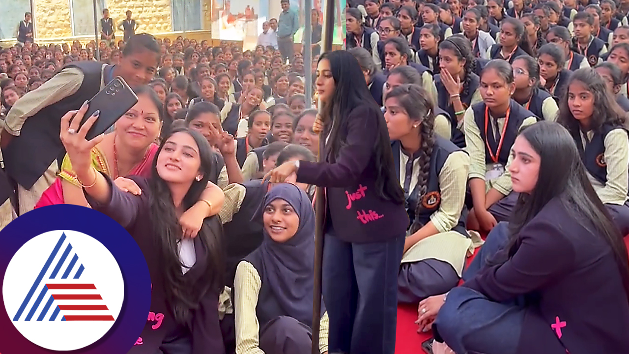 Aisshwarya dks hegde emphasise risks symptoms prevention of cervical cancer in Basavanagudi school ckm