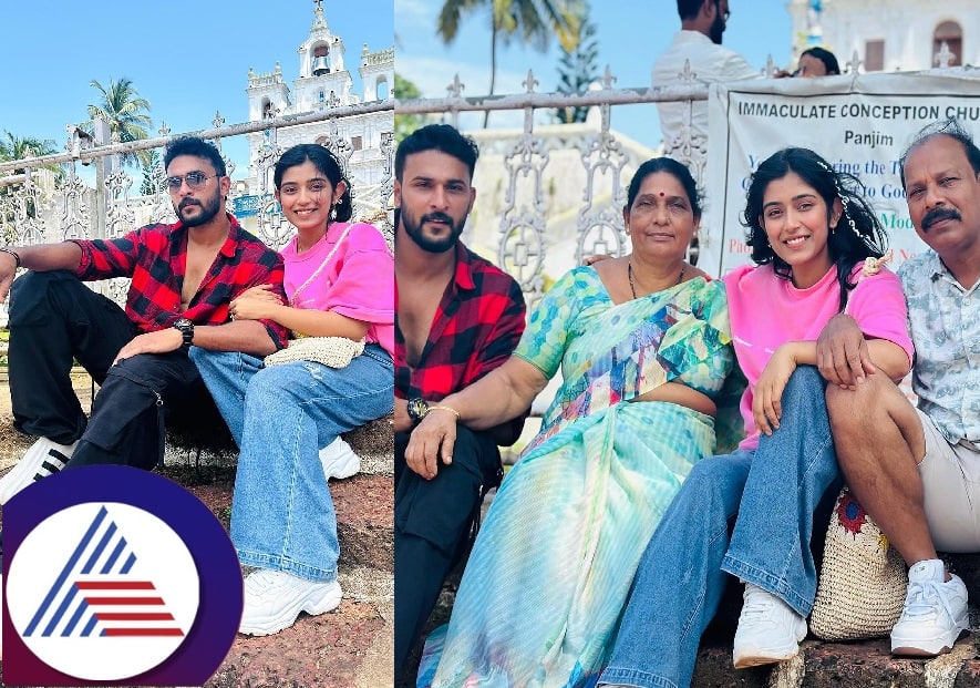 Dileep Shetty and Khushi Shivu flies to Goa with family pav 