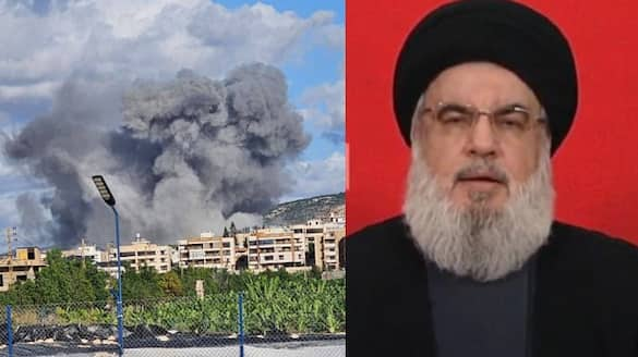 Israel launches strikes in Lebanon during Hezbollah chief's speech, Nasrallah dubs attacks 'war declaration' snt