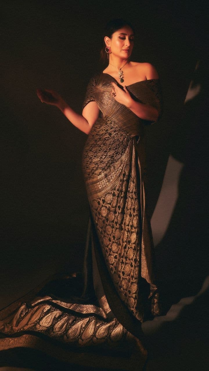 Kareena Kapoor's vintage Banarasi saree look [PHOTOS] ATG