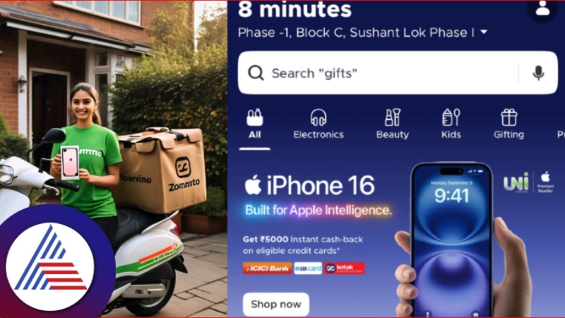 zomato blinkit promise to deliver iPhone 16 in 10 minutes rav