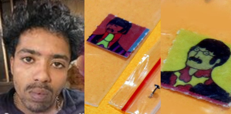 28 year old youth arrested with new generation drugs lsd stamp and cannabis in thrissur kerala latest drug arrest update