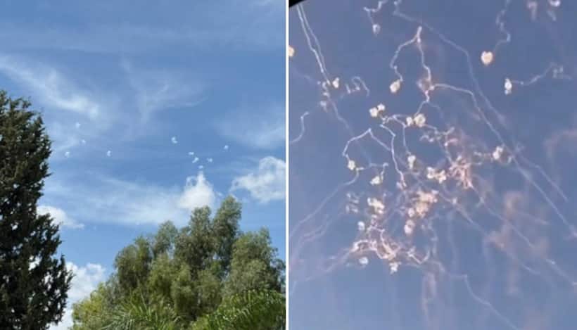 Hezbollah launches 140 rockets at northern Israel in retaliation for airstrikes, escalating tensions (WATCH)