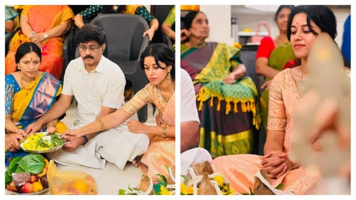 Mirnalini Ravi house warming function photos viral in internet mma