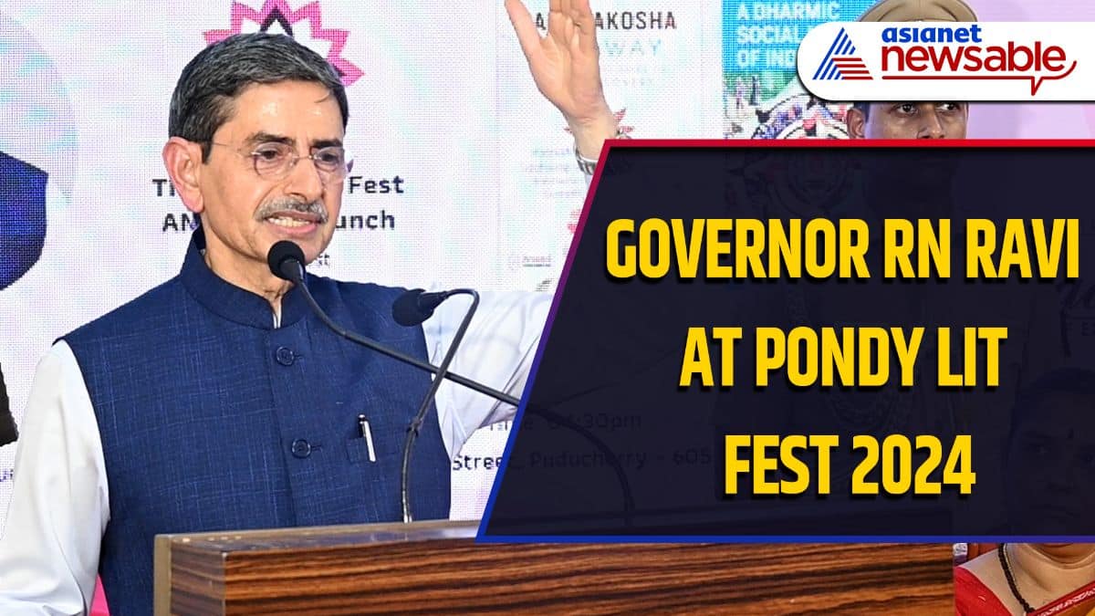 Pondy Lit Fest 2024: TN governor RN Ravi talks about Bharat Shakti's Role in New India (WATCH) 