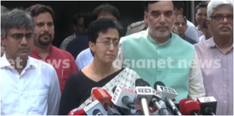 Atishi Marlena attacked BJP after taking oath as new Delhi Chief Minister