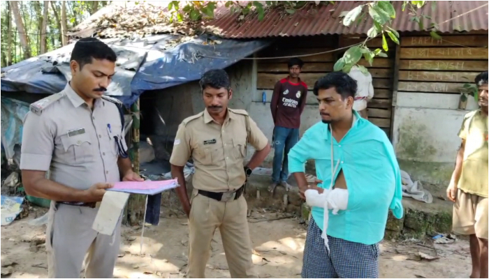  A man has been arrested in the case of attacking non state workers and robbing them of money and phones in Mangalapuram