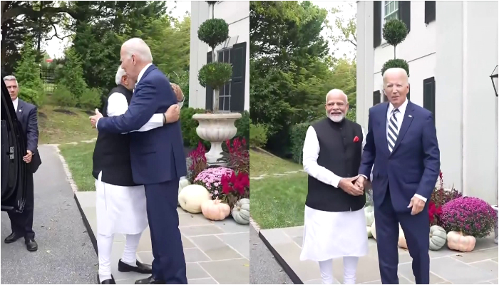 Prime Minister Narendra Modi's meeting with US President Joe Biden is progressing