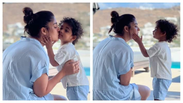 Nayanthara and her son cute moments made fans jealous mma