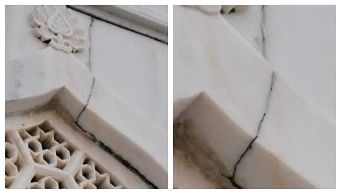 Iconic Taj Mahal faces time’s wrath: More cracks appear, Quranic versus fade, precious gems erode due to rain