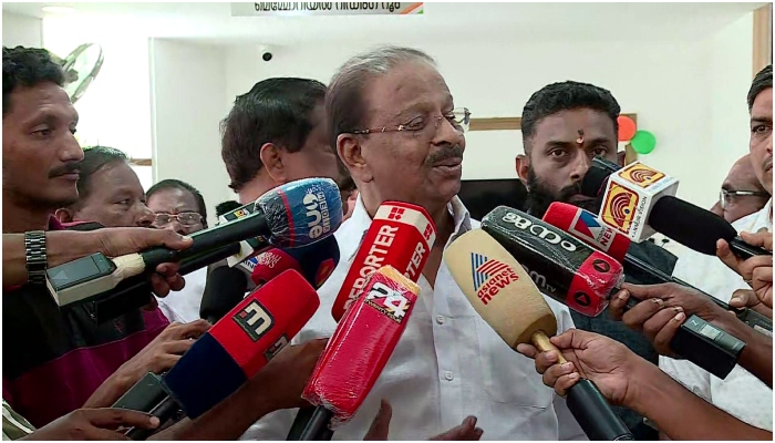 KPCC president K Sudhakaran welcomes CPI over p v anwar controversy