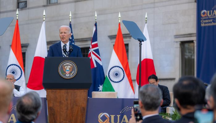 Joe Biden snaps at staffer Who s next during Quad final meet mrq