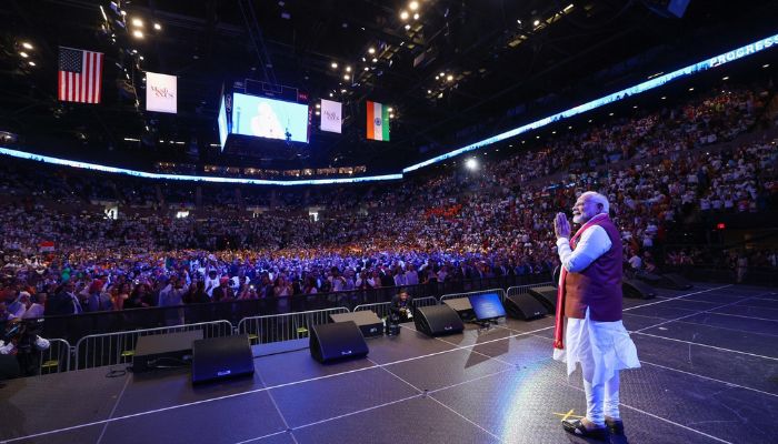 PM Modi Address to Indian community in New York mrq