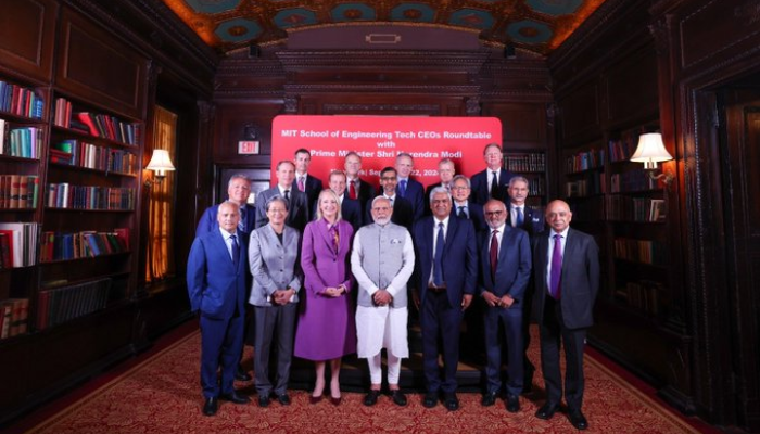 PM discusses AI, semiconductors with tech CEOs; Google's Sundar Pichai Nvidia Adobe present gcw