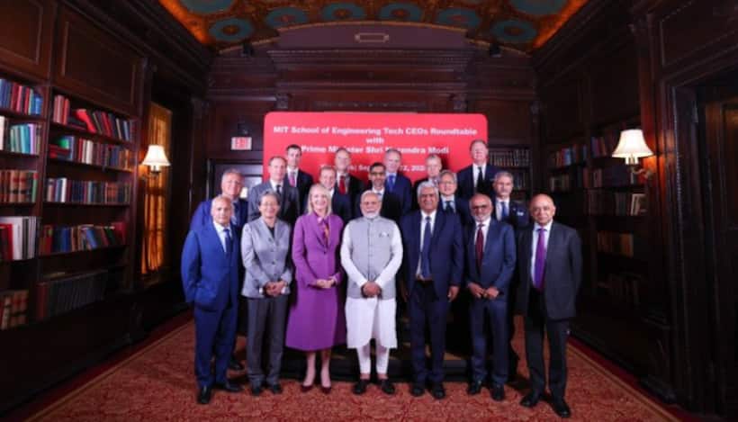 PM discusses AI, semiconductors with tech CEOs; Google's Sundar Pichai present