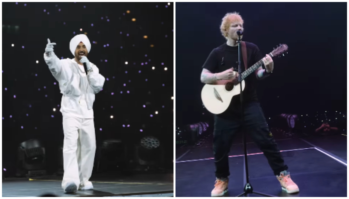 WATCH: Diljit Dosanjh-Ed Sheeran light up Brimingham stage with iconic mashup NTI