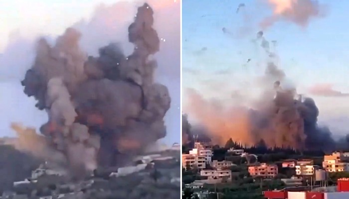 Israel intensifies strikes on Hezbollah in Lebanon following civilian evacuation warnings; WATCH viral videos snt