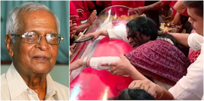 CPM leader MM Lawrence body donation sparks family dispute old FB post of mm lawrence about asha discussed on social media