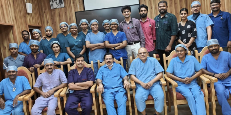 Fissure in heart wall 2nd successful surgery in Thiruvananthapuram Medical college 