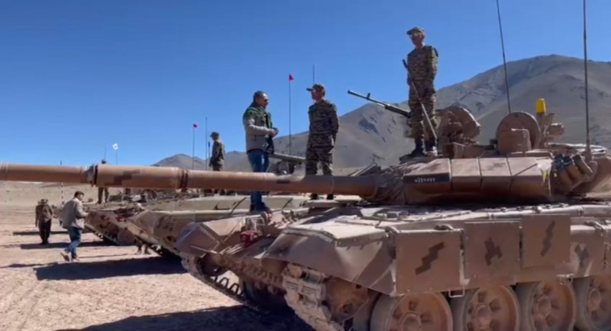 Exclusive How 1000hp T-90 'Bhishma' tank is enhancing Army's strength in Ladakh's icy terrain (WATCH) snt