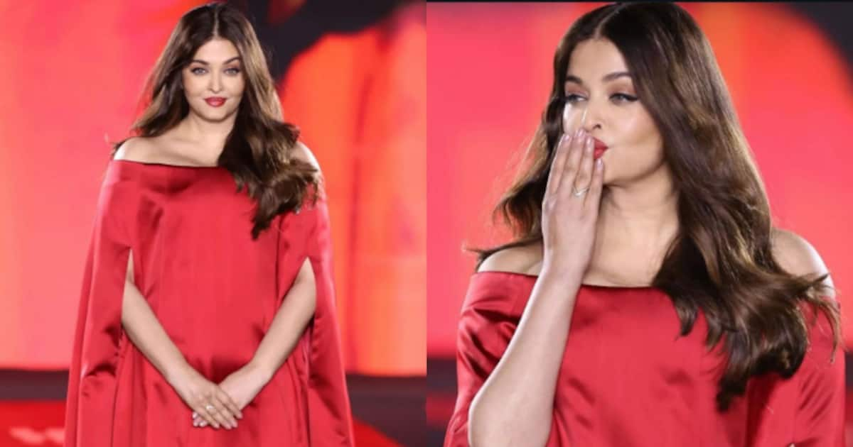 Paris Fashion Week 2024 Aishwarya Rai Bachchan walks the ramp in red