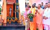 CM Yogi unveils Pt Deendayal Upadhyay statue in Barabanki on birth anniversary eve AKP