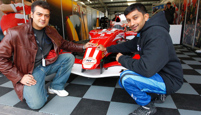 racer narain karthikeyan updates about ajith kumar car racing ans