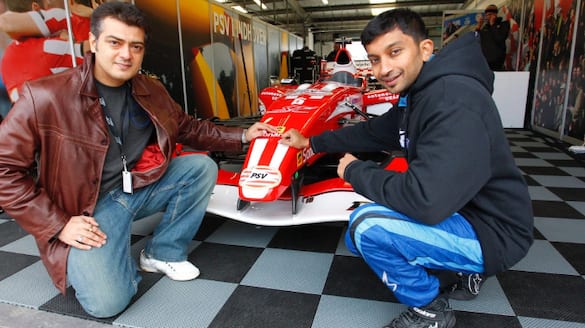 racer narain karthikeyan updates about ajith kumar car racing ans