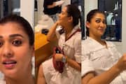 lady super star Nayanthara released a viral video of her ear piercing ans