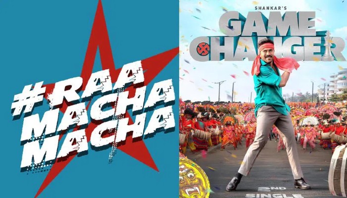 Ram Charan Game Changer Movie Second Song Raa Macha macha Update JMS