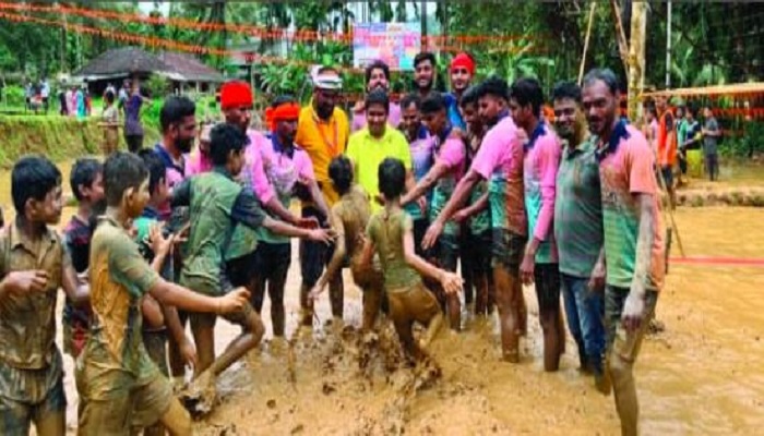 Dakshina Kannada District Collector played like children Kesarugadde Sports at Bantwal grg 