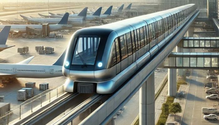 Delhi airport to get India's first air train by 2027 mrq