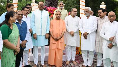UP Chief Minister Yogi Adityanath pays tribute to Pandit Deendayal Upadhyaya on his birth anniversary 