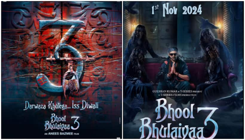 Bhool Bhulaiyaa 3 FIRST look OUT: Kartik Aaryan, Vidya Balan starrer to release on THIS date