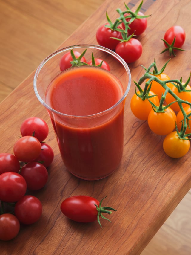 Benefits of drinking Tomato juice on empty stomach