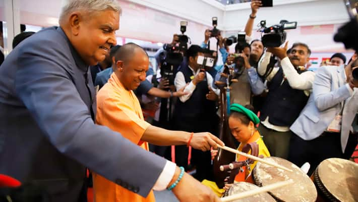 UP International Trade Show: Vice President Lauds Yogi Adityanath's Transformative Leadership AKP