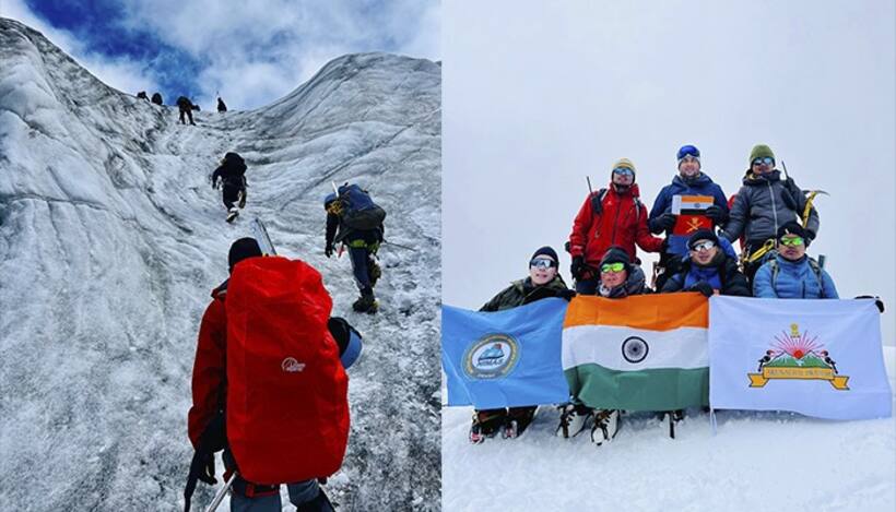 NIMAS team summit unscaled peak; named after 6th Dalai Lama in Arunachal Pradesh