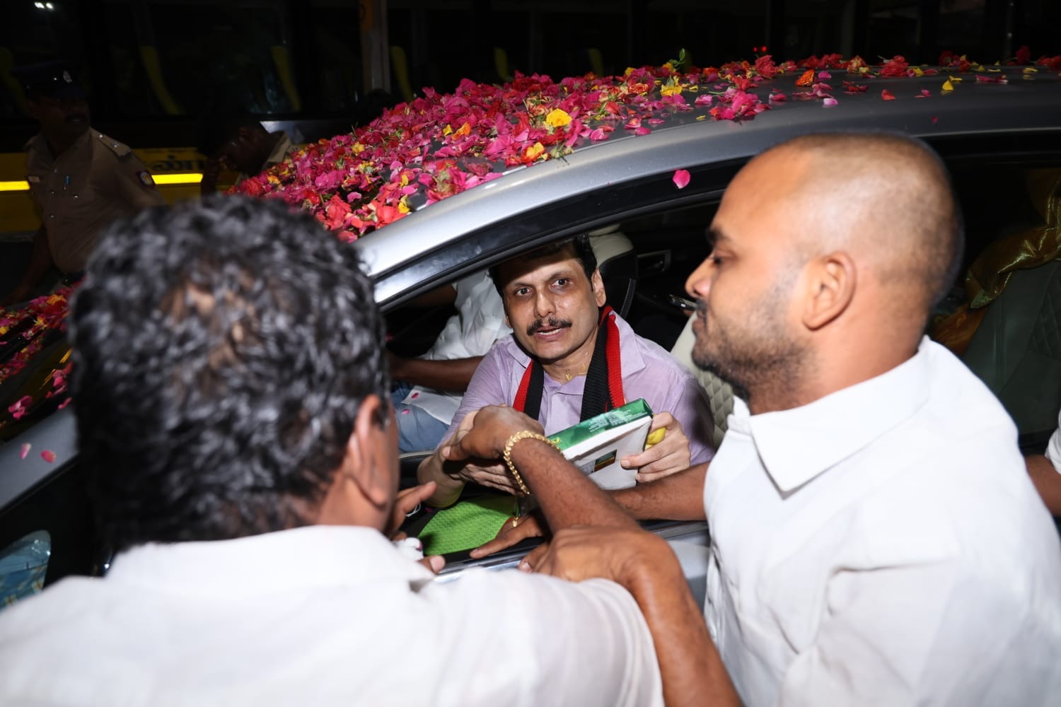 Former minister Senthil Balaji was released from Puzhal Jail in Chennai on conditional bail vel