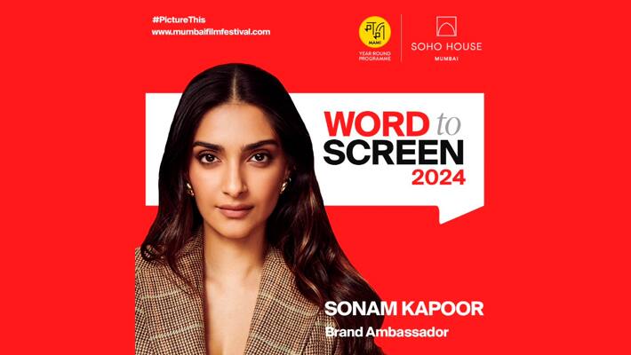 Sonam Kapoor at MAMI Mumbai Film Festival brand ambassador of Word To Screen Market 2024 marathi news